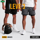 - Kit Shorts Dry-Fit™ de Compressão BZN - COMPRE 2 LEVE 3