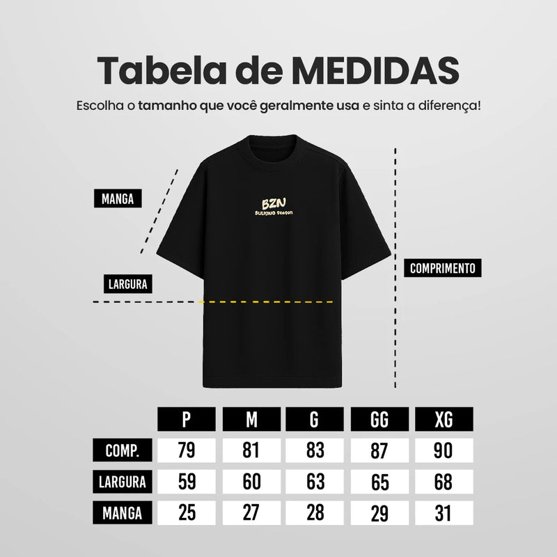 Camiseta Oversized BZN - GAMER